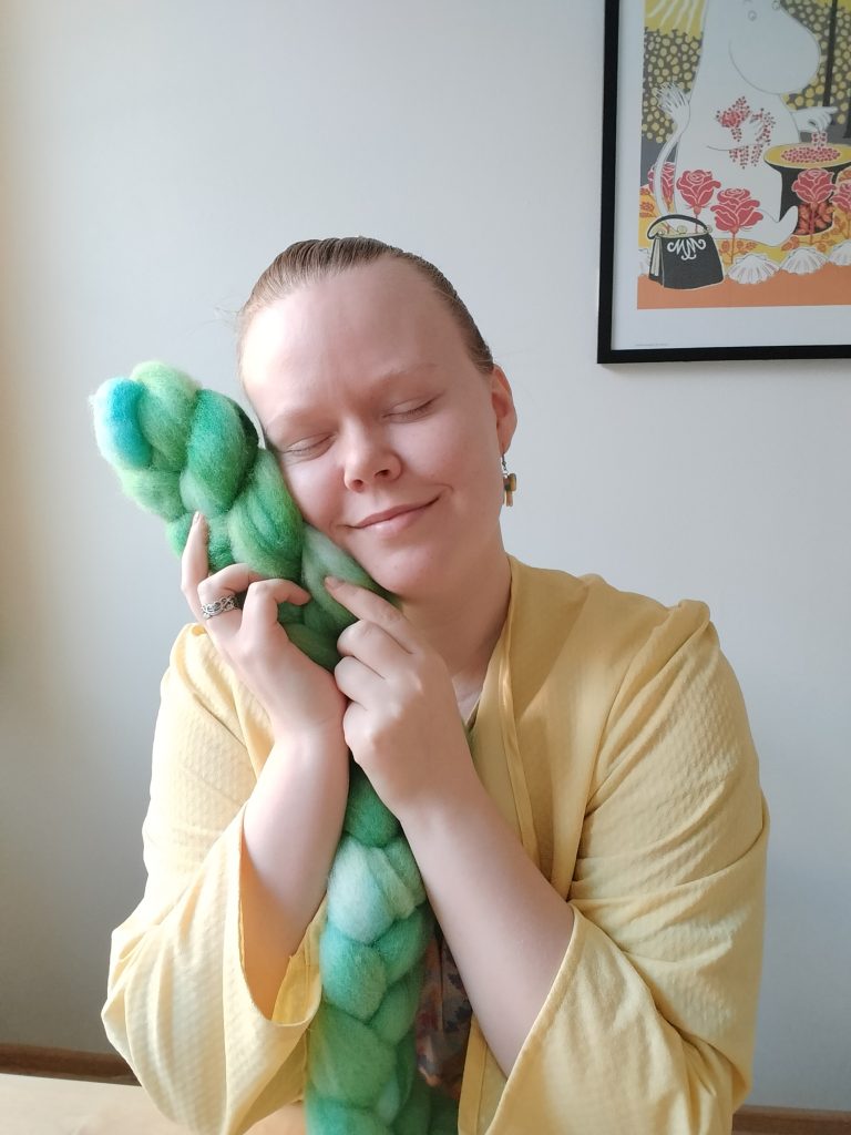 Vihreä kuituletti, suomalainen villa